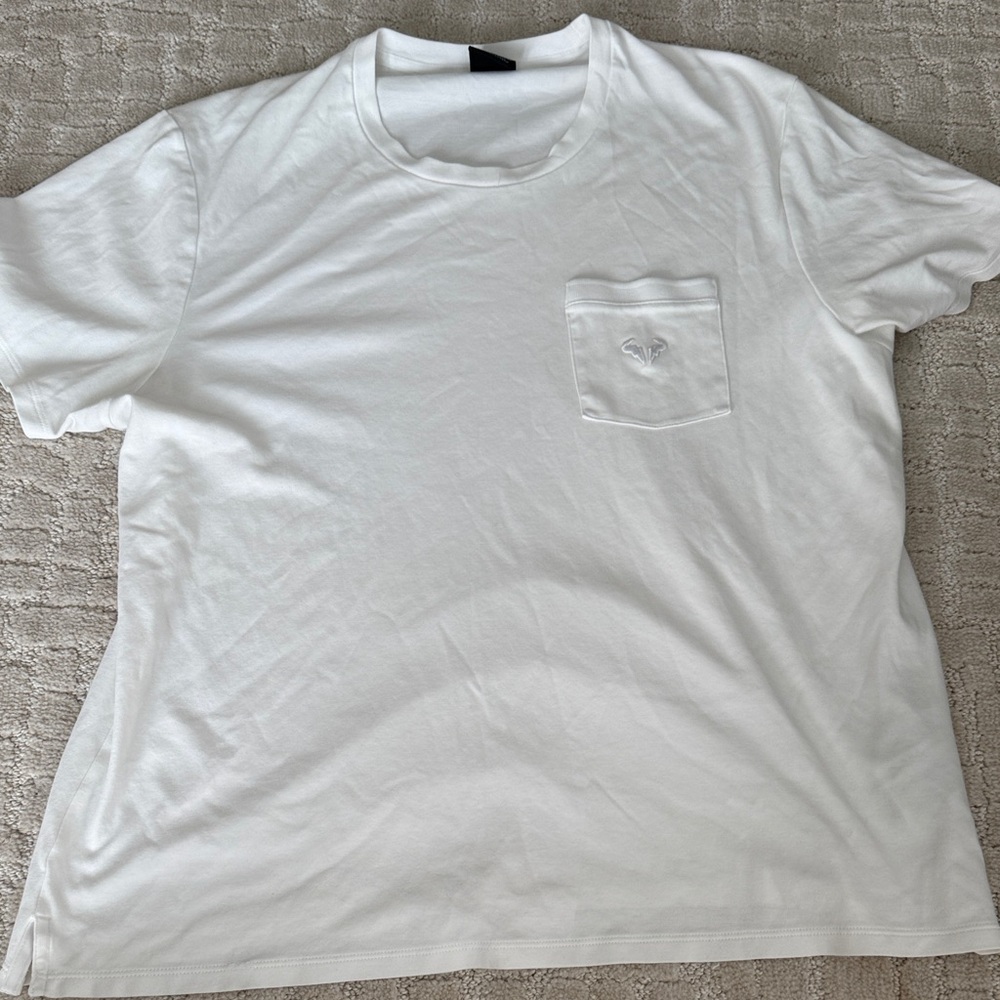 Nike Rafael Nadal White T-Shirt with Pocket